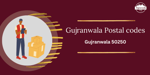 Complete postal codes of Gujranwala division